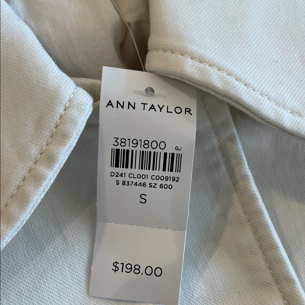 Ann Taylor weekend Utility Jacket Drawstring Wais… - image 8